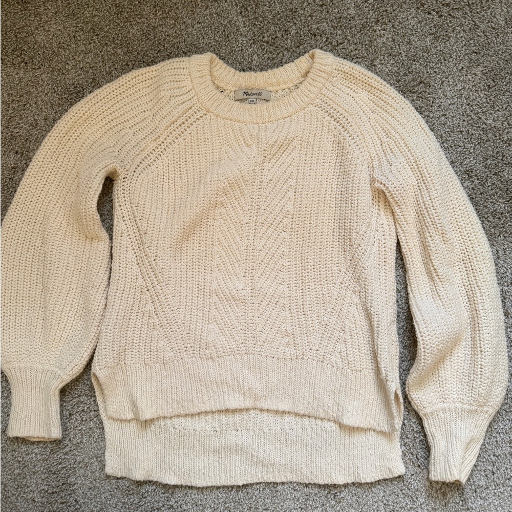 Madewell cotton knit sweater